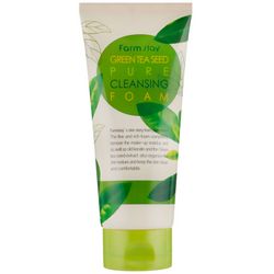 Пенка для умывания лица с экстрактом зеленого чая FarmStay Green Tea Seed Pure Cleansing Foam фото
