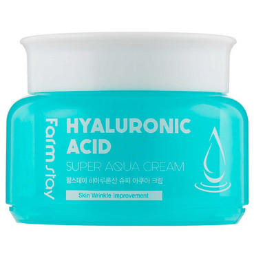 Суперувлажняющий крем для лица с гиалуроновой кислоты FarmStay Hyaluronic Acid Super Aqua Cream фото