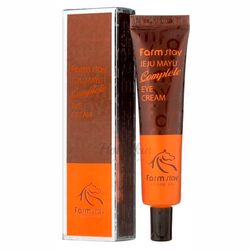 Крем для кожи вокруг глаз с лошадиным маслом FarmStay Jeju Mayu Complete Eye Cream фото