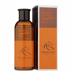 Зволожуючий тонер з кінським маслом FarmStay Jeju Mayu Complete Toner фото