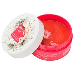 Гидрогелевые патчи с керамидами и розой FarmStay Rose & Ceramide Eye Patch фото