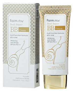BB-крем FarmStay Snail Repair BB Cream SPF50+ PA+++ фото