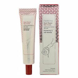 Восстанавливающий крем с муцином улитки для кожи вокруг глаз FarmStay Snail Repair Eye Cream фото