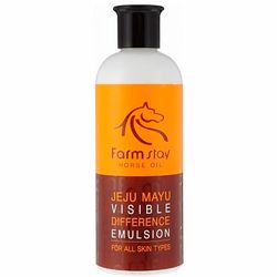 Эмульсия для лица с лошадиным маслом FarmStay Visible Difference Horse Oil Moisture Emulsion фото