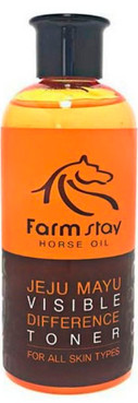 Тонер для обличчя з кінським маслом FarmStay Visible Difference Horse Oil Moisture Toner фото