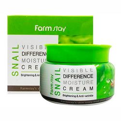 Увлажняющий крем с улиточным муцином FarmStay Visible Difference Moisture Cream Snail фото