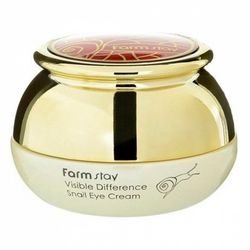 Крем с экстрактом улитки для кожи вокруг глаз FarmStay Visible Difference Snail Eye Cream фото