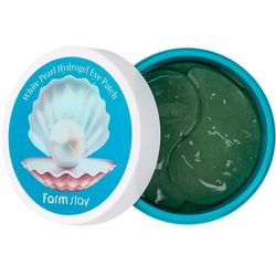 Гидрогелевые патчи для глаз с экстрактом жемчуга FarmStay White Pearl Hydrogel Eye Patch фото