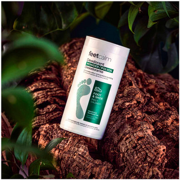 дезодорант-порошок для ніг та взуття feetcalm deodorant powder foot & shoe фото