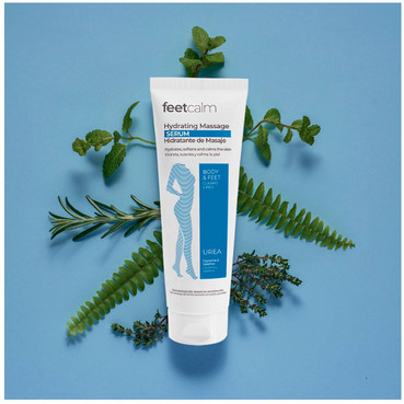 зволожуюча сироватка для масажу тіла та ніг feetcalm hydrating massage serum body & feet фото