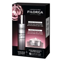 Набор для лица антивозрастной Filorga NCEF-Revitalize Anti-Aging Set (serum/30ml + cr/10ml) фото