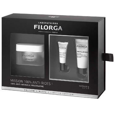 Программа ухода против морщин Filorga Time-Filler Kit (cr/50ml + eye/cr/4ml + night/cr/15ml) фото
