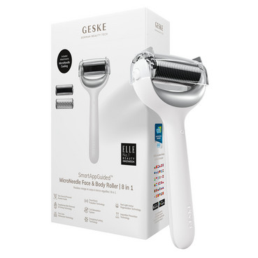 Электронный роллер для лица и тела с микроиглами 8 в 1 Geske MicroNeedle Face & Body Roller 8 in 1 фото