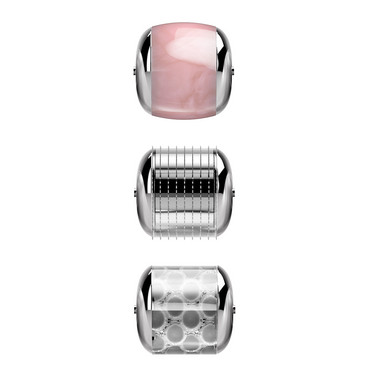 електронний ролер для обличчя з мікроголками 9 в 1 geske microneedle face roller 9 in 1 фото