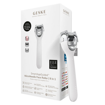 Електронний ролер для обличчя з мікроголками 9 в 1 Geske MicroNeedle Face Roller 9 in 1 фото