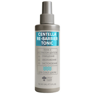 Тонік з екстрактом центели для сухої шкіри Green Pharm Cosmetic Centella Re-Barrier Tonic фото