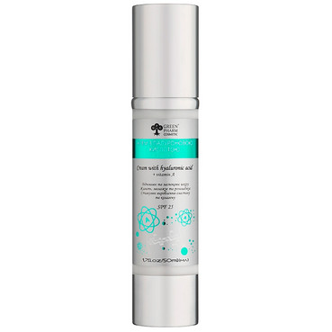 Крем для обличчя з гіалуроновою кислотою + вітамін А SPF25 Green Pharm Cosmetic Cream With Hyaluronic Acid + Vitamin A SPF25 фото