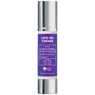 Крем з ліпосомальним нанокомплексом Green Pharm Cosmetic Lipo 4D Cream фото
