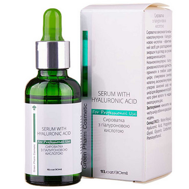 Сироватка з гіалуроновою кислотою Green Pharm Cosmetic Pure Hyaluronic Acid фото