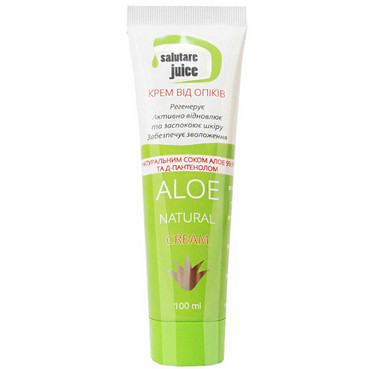 Крем косметичний від опіків Green Pharm Cosmetic Salutare Juice Aloe Natural фото