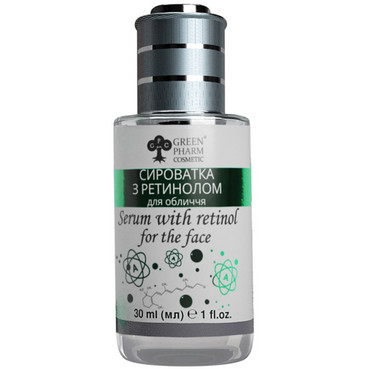 Сироватка для обличчя з ретинолом Green Pharm Cosmetic Serum With Retinol For The Face фото
