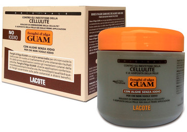 Антицелюлітна маска без вмісту йоду Guam Fanghi d'Alga No Iodio фото