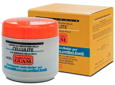 Антицелюлітна маска для чутливої шкіри з крихкими капілярами Guam Fanghi d'alga Pelli Sensibili фото