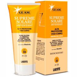 Солнцезащитный крем для тела c антиоксидантным действием Guam Supreme Solare SPF 30 фото