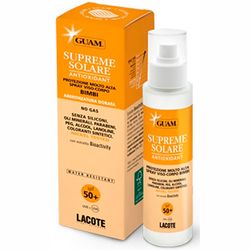Солнцезащитный спрей c антиоксидантным действием Guam Supreme Solare SPF 50+ фото
