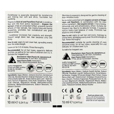 набір для щоденного догляду для всіх типів волосся h.q.beauty daily care (h/shm/10ml + h/cond/10ml) фото