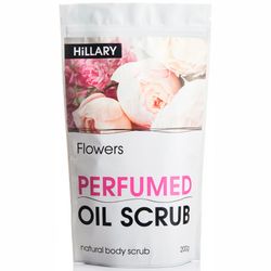 Скраб для тіла &bq;Flowers&bq; Hillary Perfumed Oil Scrub Flowers фото