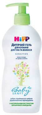 Детский гель для купания для тела и волос фото