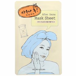 Тканевая маска после водных процедур Holika Holika After Mask Sheet Sauna фото