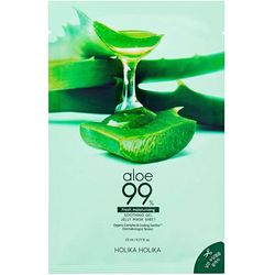 Гидрогелевая маска с алоэ Holika Holika Aloe 99% Soothing Gel Jelly Mask Sheet фото