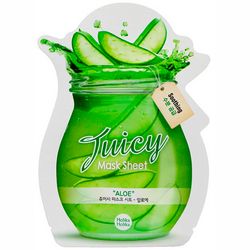 Тканевая маска &bq;Джуси маск&bq; с экстрактом алое вера Holika Holika  Aloe Juicy Mask Sheet фото