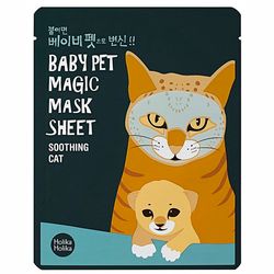 Тканевая маска &bq;Кошка&bq; для проблемной кожи Holika Holika Baby Pet Magic Mask Sheet Soothing Cat фото
