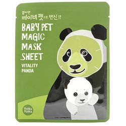 Тканинна маска &bq;Панда&bq; проти темних кіл під очима Holika Holika Baby Pet Magic Mask Sheet Vitality Panda фото