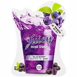 Тканевая маска &bq;Джуси Маск&bq; с соком голубики Holika Holika Blueberry Juicy Mask фото