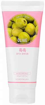Зволожуюча очищуюча пінка Holika Holika Daily Fresh Olive Cleansing Foam фото