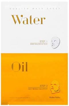 Подвійна тканинна маска Holika Holika Dualism Mask Sheet - Moist & Hydrating Lifting фото