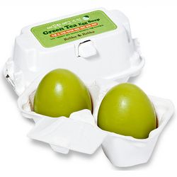 Мыло - маска для умывания с зеленым чаем Holika Holika Green Tea Egg Soap фото