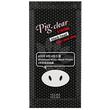 Точкові патчі для очищення пор Holika Holika Pig Nose Clear Strong Blackhead Spot Pore Strip фото