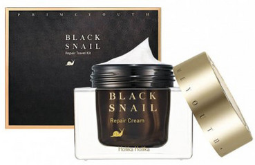 Відновлюючий крем з муцином чорного равлика Holika Holika Prime Youth Black Snail Repair Cream фото