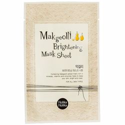 Тканевая маска с рисовым вином &bq;Макголли&bq; Holika Holika Rice Wine Brightening Mask Sheet фото
