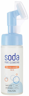 Пенка от черных точек с щеточкой Holika Holika Soda Tok Tok Clean Pore Bubble Foam фото