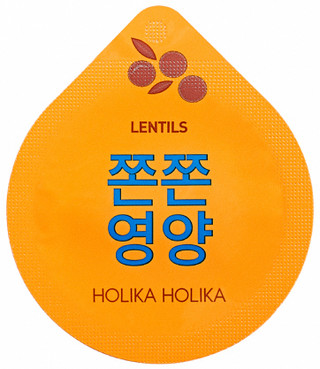 Живильна нічна маска-капсула Holika Holika Superfood Capsule Pack Firming Lentils фото