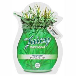 Антибактериальная тканевая маска &bq;Джуси маск&bq; Holika Holika Tea Tree Juicy Mask Sheet фото