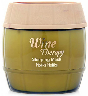 Ночная маска с белым вином Holika Holika Wine Therapy Sleeping Mask White Wine фото