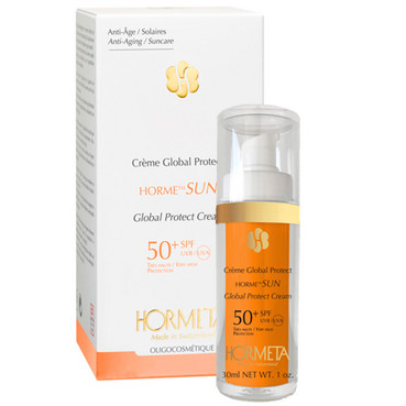 сонцезахисний крем для обличчя з spf 50+ hormeta horme sun global protect cream spf 50+ фото