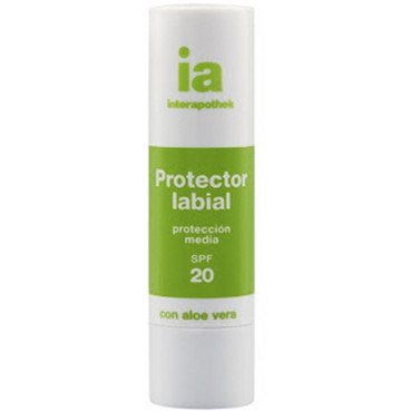 Бальзам-стік для губ з SPF 20 і екстрактом Алое Вера Interapothek Protector Labial SPF 20 фото